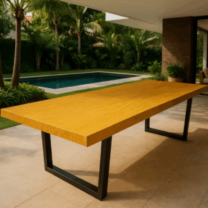 Mesa Tampo Único Madeira Maciça 240x90