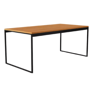 Mesa De Escritório 120x80 Pés Metal Resistente Água